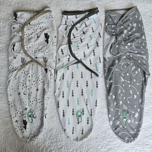 Baby Newborn Swaddle Sleep Sack Blanket 3 Pack 0-3 Months